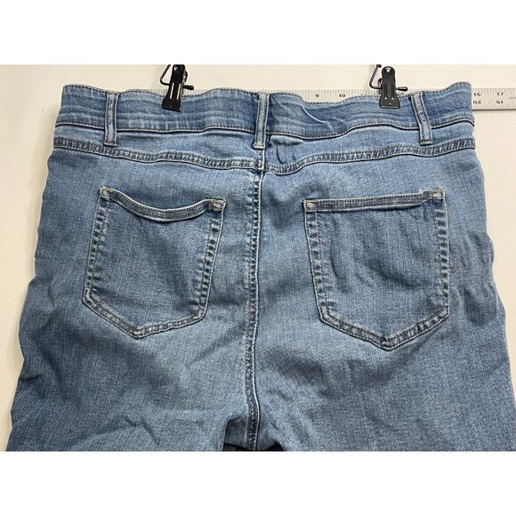 Jessica London jeans womens 18 37 x 20 high rise blue work - Picture 4 of 11